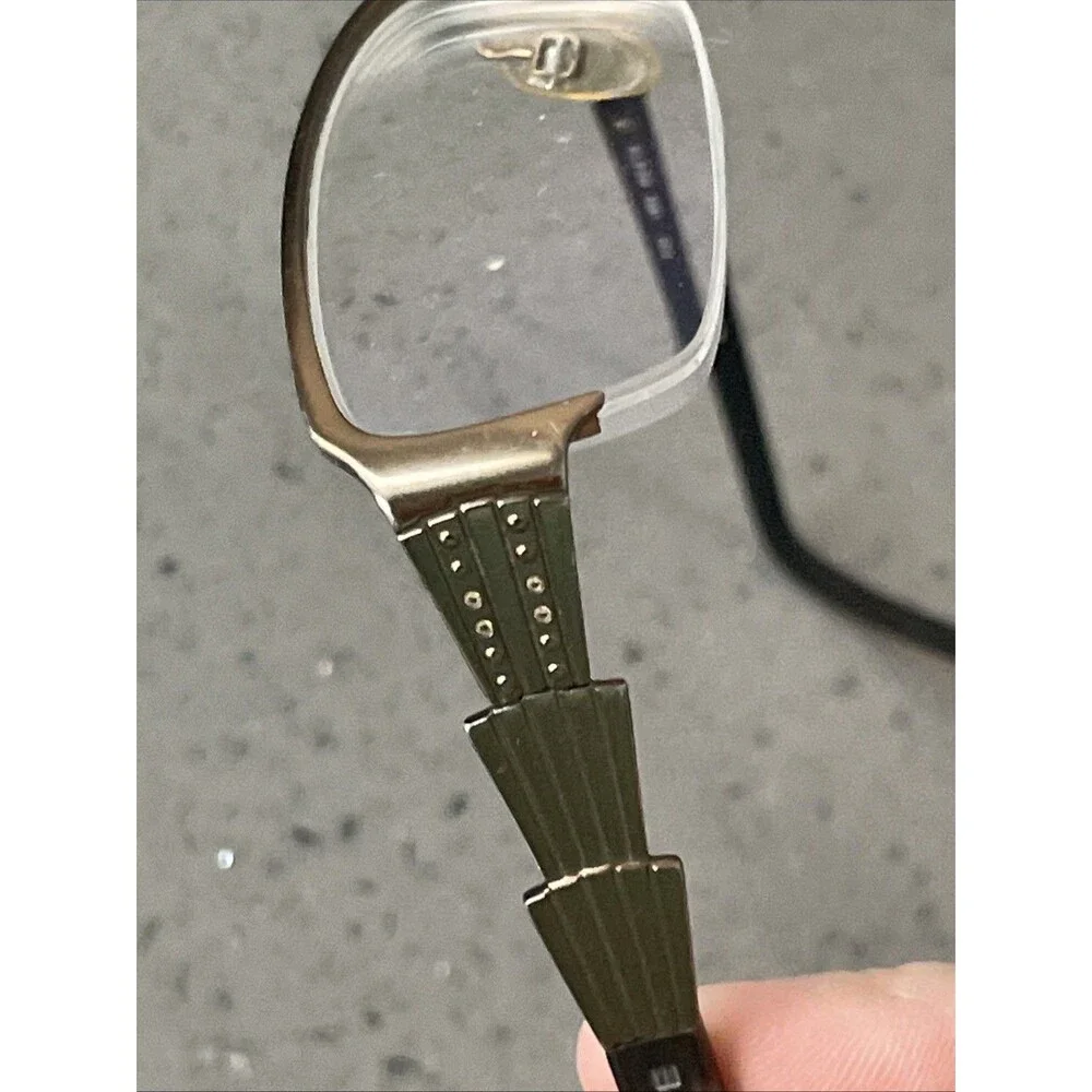Rampage R165 LBRN 49-18-135 Brown Metal Flex  Half Rim Eyeglasses Frames ONLY